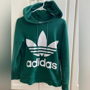 Adidas green sweater woman’s xs